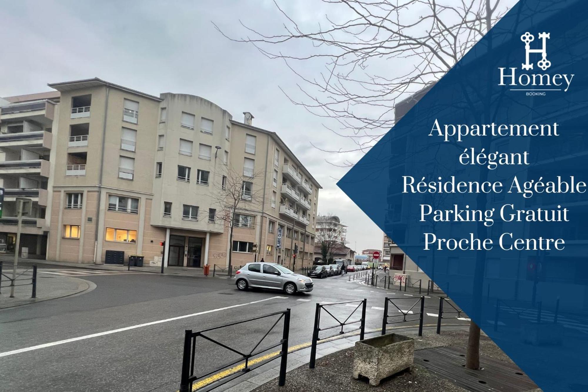 Homey Wild - Proche Gare Et Tram - Proche Centre - Balcon Prive - Parking Prive - Wifi Gratuit Annemasse Exterior foto